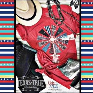 Texas True Threads free windmill graphic tee